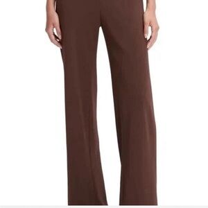 Vince Chocolate Wide Leg Fluid Pants
